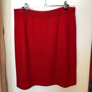 St. John Collection Pencil Skirt Santana Knit